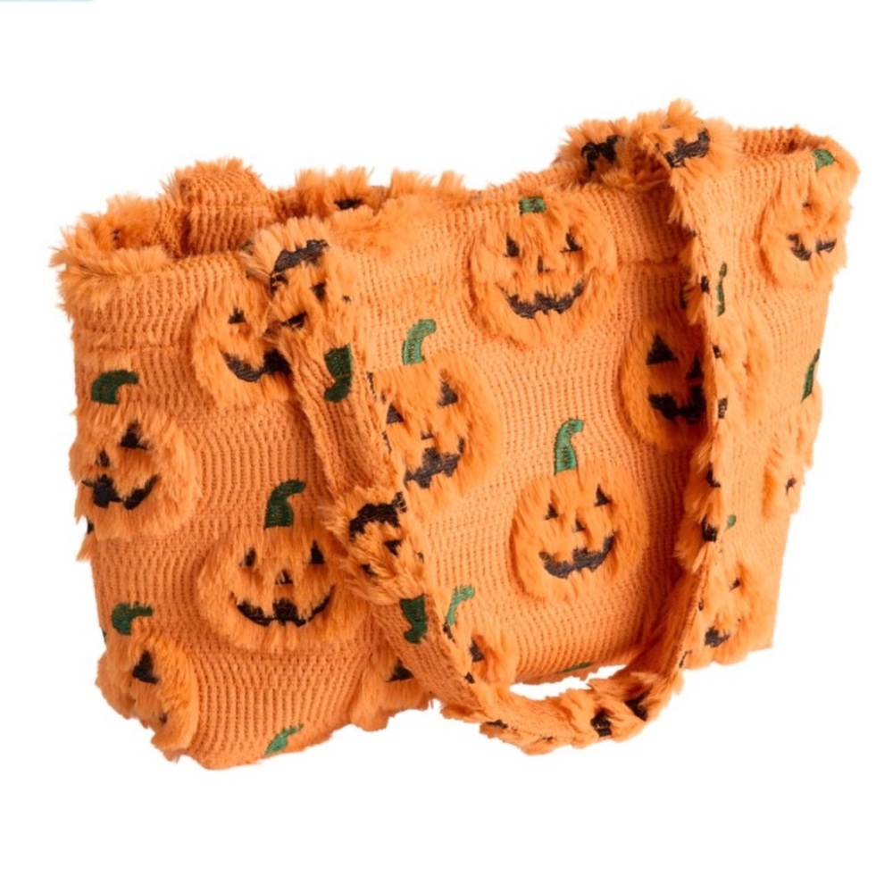 Pumpkin Knit Tote Bag